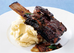 Braised Beef Short Ribs in Guinnes & Honey